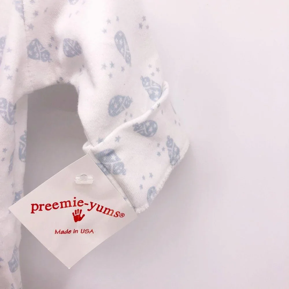 NWT Preemie Sac Gown‎ Baby Boy Blue